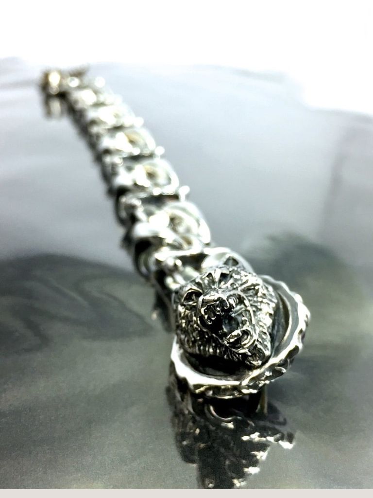 《受注生産》 #1CHAIN BRACELET [WOLF&GARGOYLES] / #1チェーンコンビブレスレット・ウルフ&ガーゴイル 【注文から2-3週間後入荷予定】