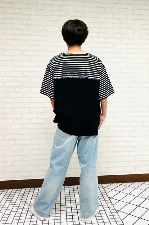 ワイドパンツに合うTシャツコーデ.1