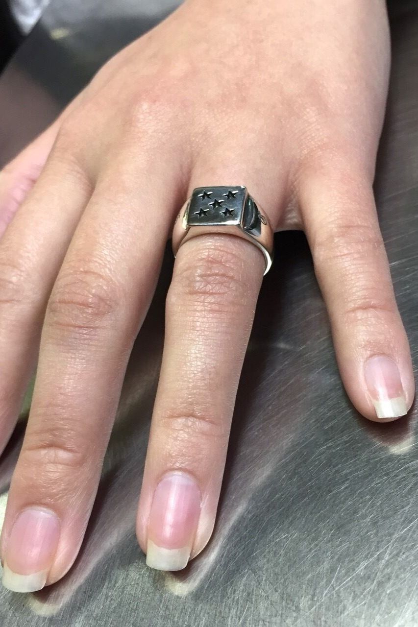 《受注生産》 FIVE STARS RING リング 【GOD SIZE】 注文から2～3週間後入荷予定