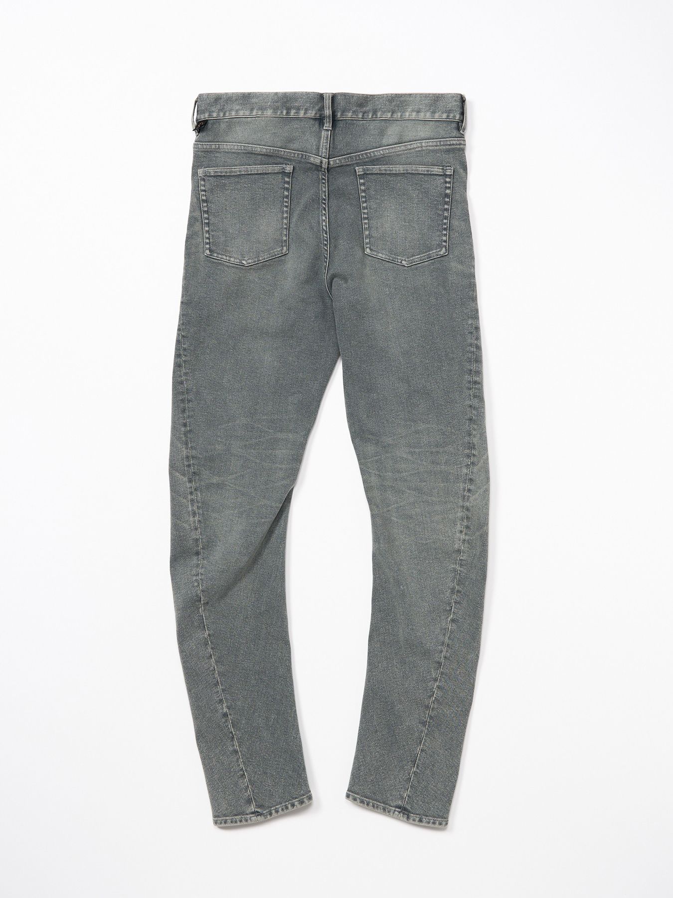 【予約品 9月23日(火) 締切】slim banana denim / スリムバナナデニム / アイスグレー