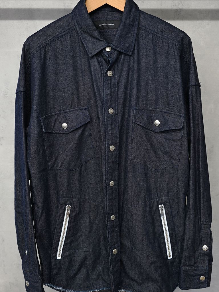 《予約品》 OVER DENIM shirts  / デニムシャツ / インディゴワンウォッシュ