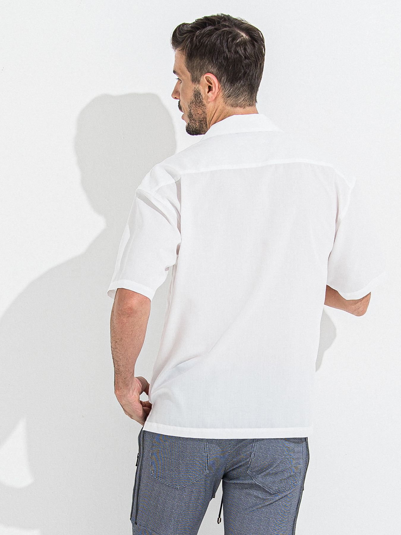 【予約品 】ZACK HALF SHIRT / ザックハーフスリーブシャツ / ホワイト