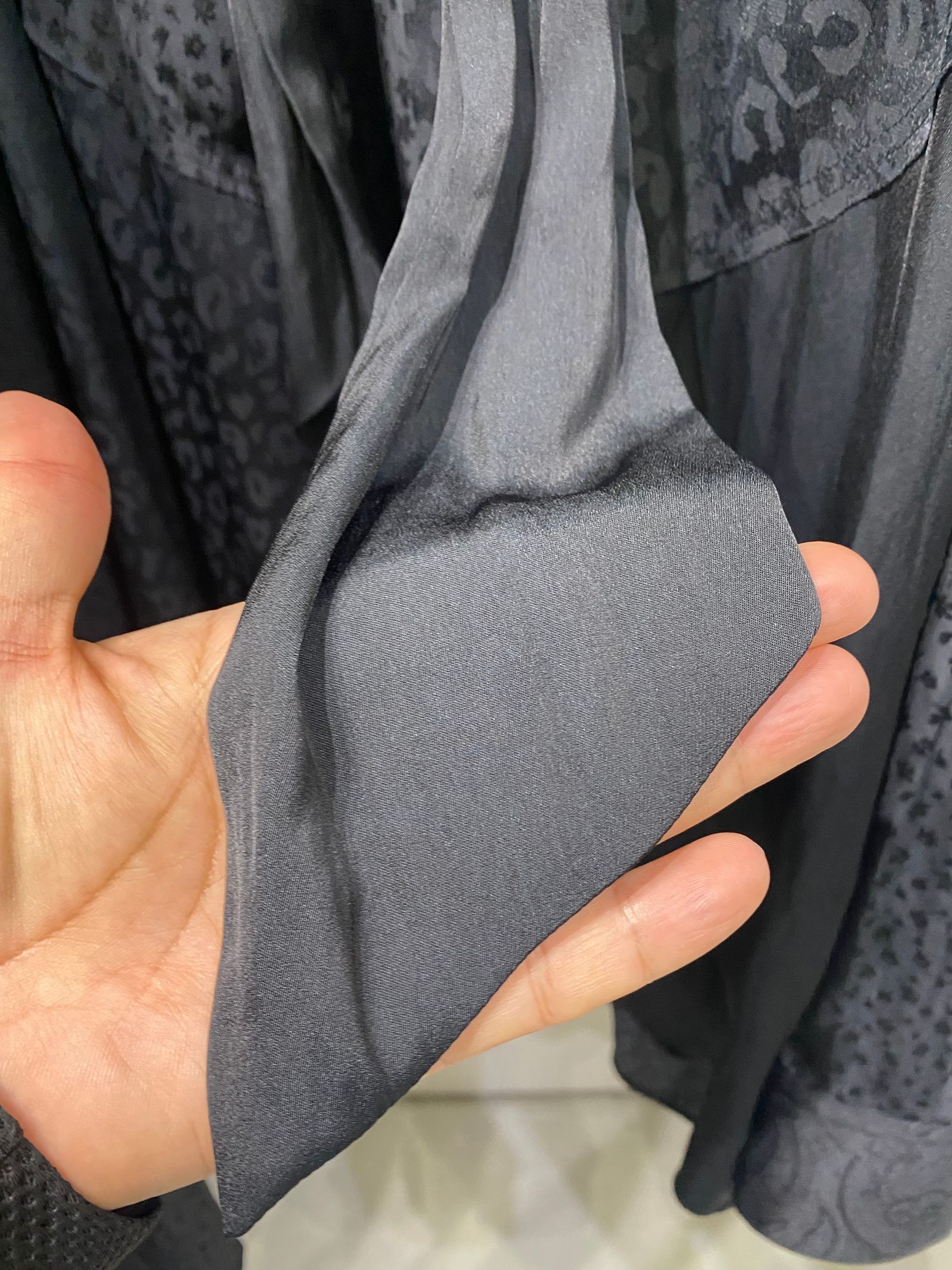 《予約品》 StoalFlareShirt / アスコットタイ付き切り替えシャツ / ブラック 【kiryuyrik】 8月以降入荷予定