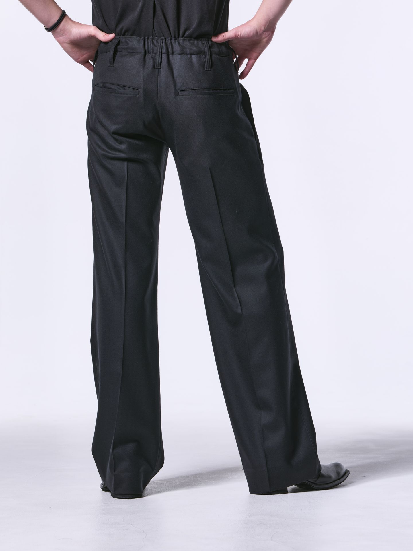 2TuckWideSlacks / 2タックワイドスラックス / ブラック