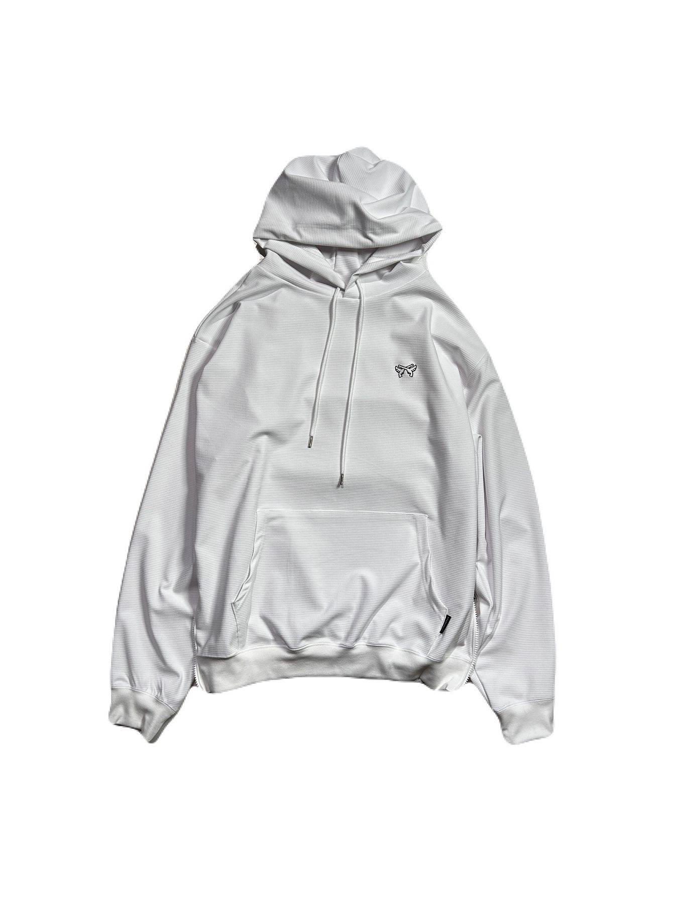 【予約品 8月10日(日) 締切 】WING EMB MESH HOODIE / ウイングエンボス メッシュフーディー / ホワイト