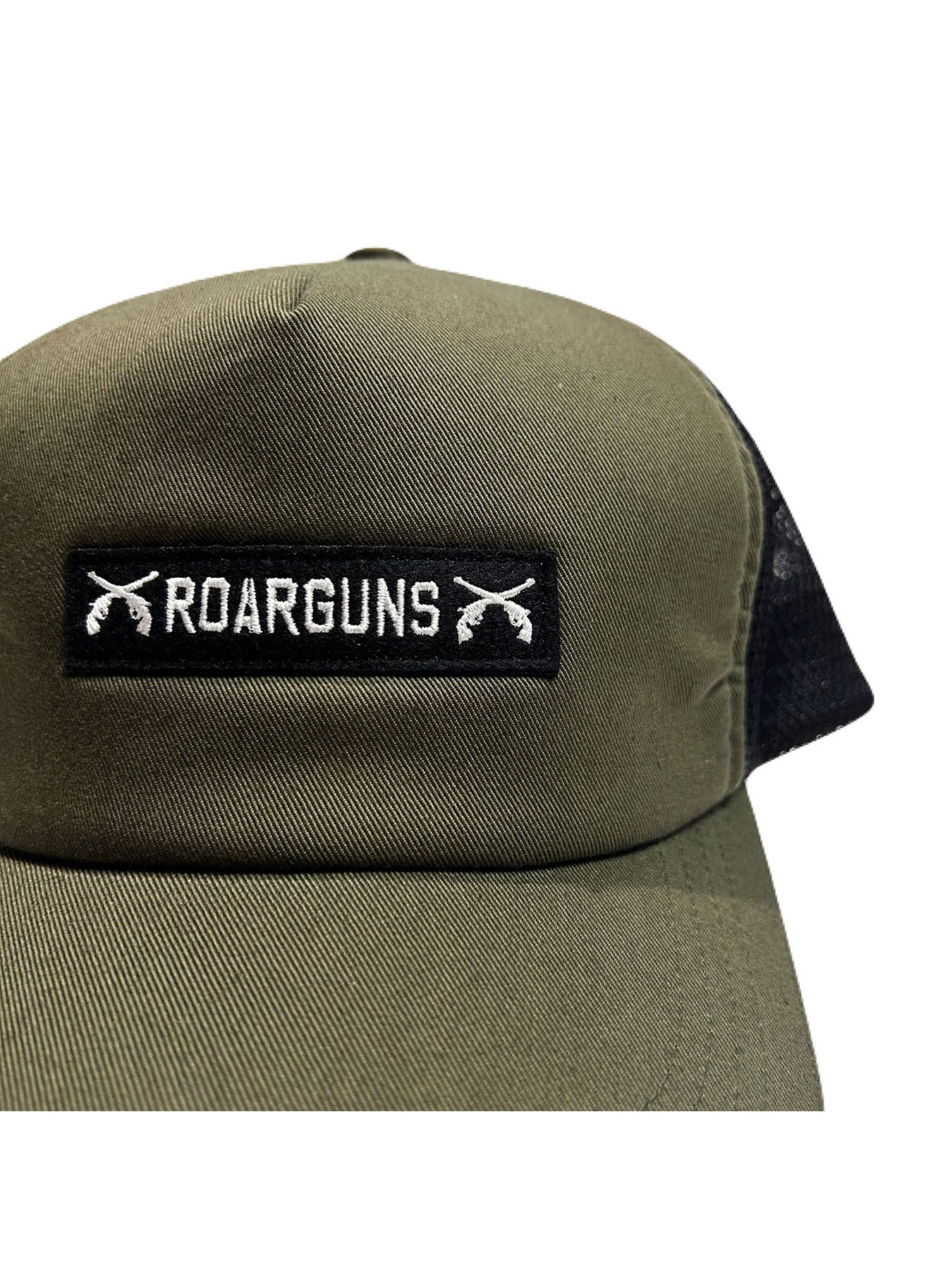 【予約品 8月10日(日) 締切 】ROARGUNS PATCH BB CAP / roarguns パッチ ベースボールキャップ / カーキ