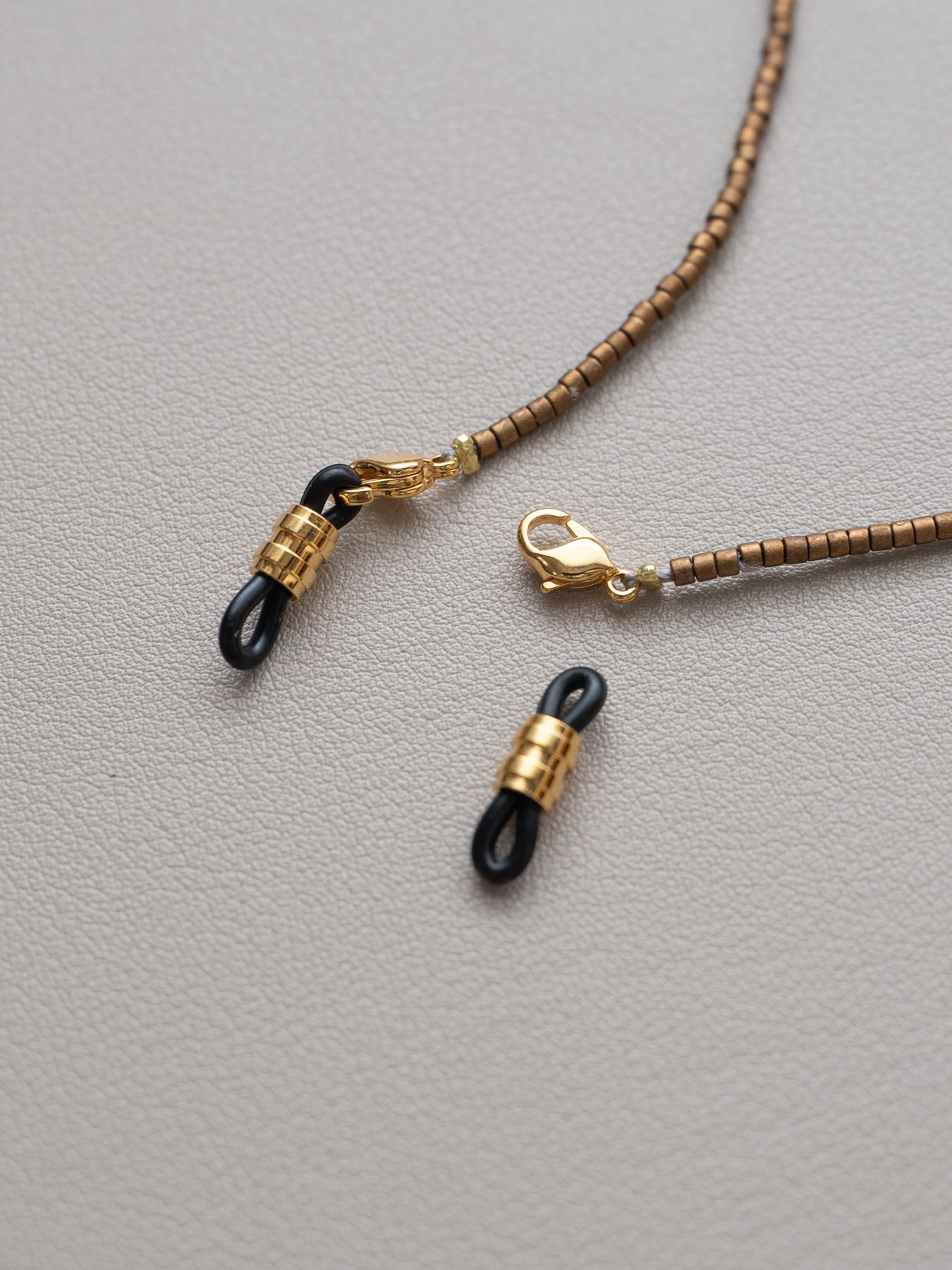《予約品》 BEADS GLASS CORD&NECKLACE / グラスコード&ネックレス / COP 【Iroquois.SENTI】