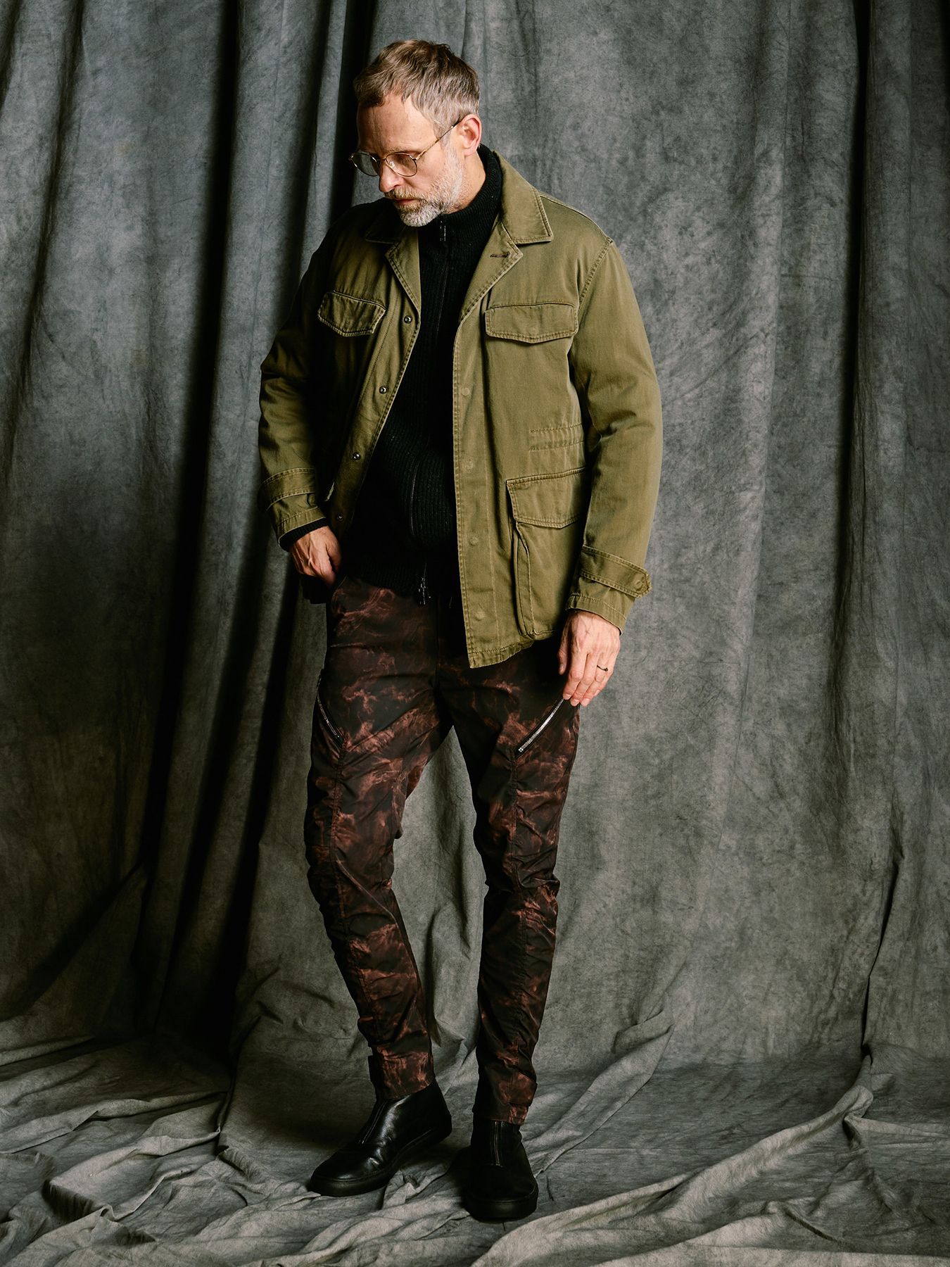 【予約品 4月19日(日) 18時締切】front zip bootie / ホースレザー フロントジップブーツ / ブラック