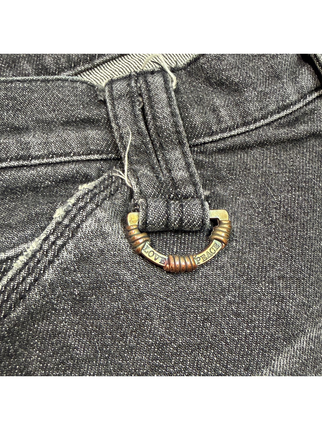 【予約品 3月9日(月) 18:00 締切】STRETCH DENIM PT CRY / ストレッチデニム ブーツカットパンツ / クリスタル ブラック