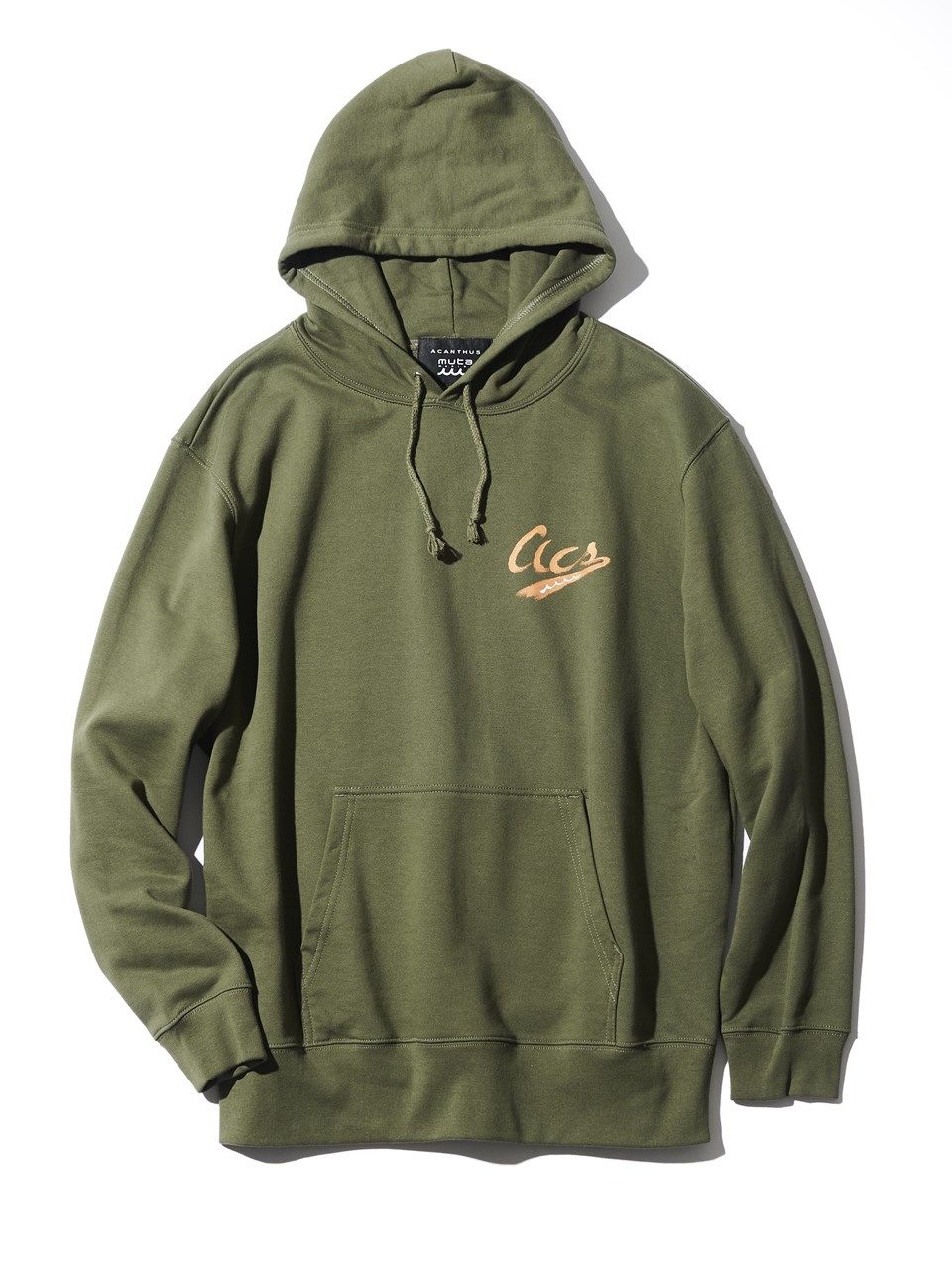 (予約品)  muta ohtadesigh×SToL Hooded Sweatshirt / スウェットパーカー / オリーブ 【Acanthus×muta】 9月上旬頃入荷予定