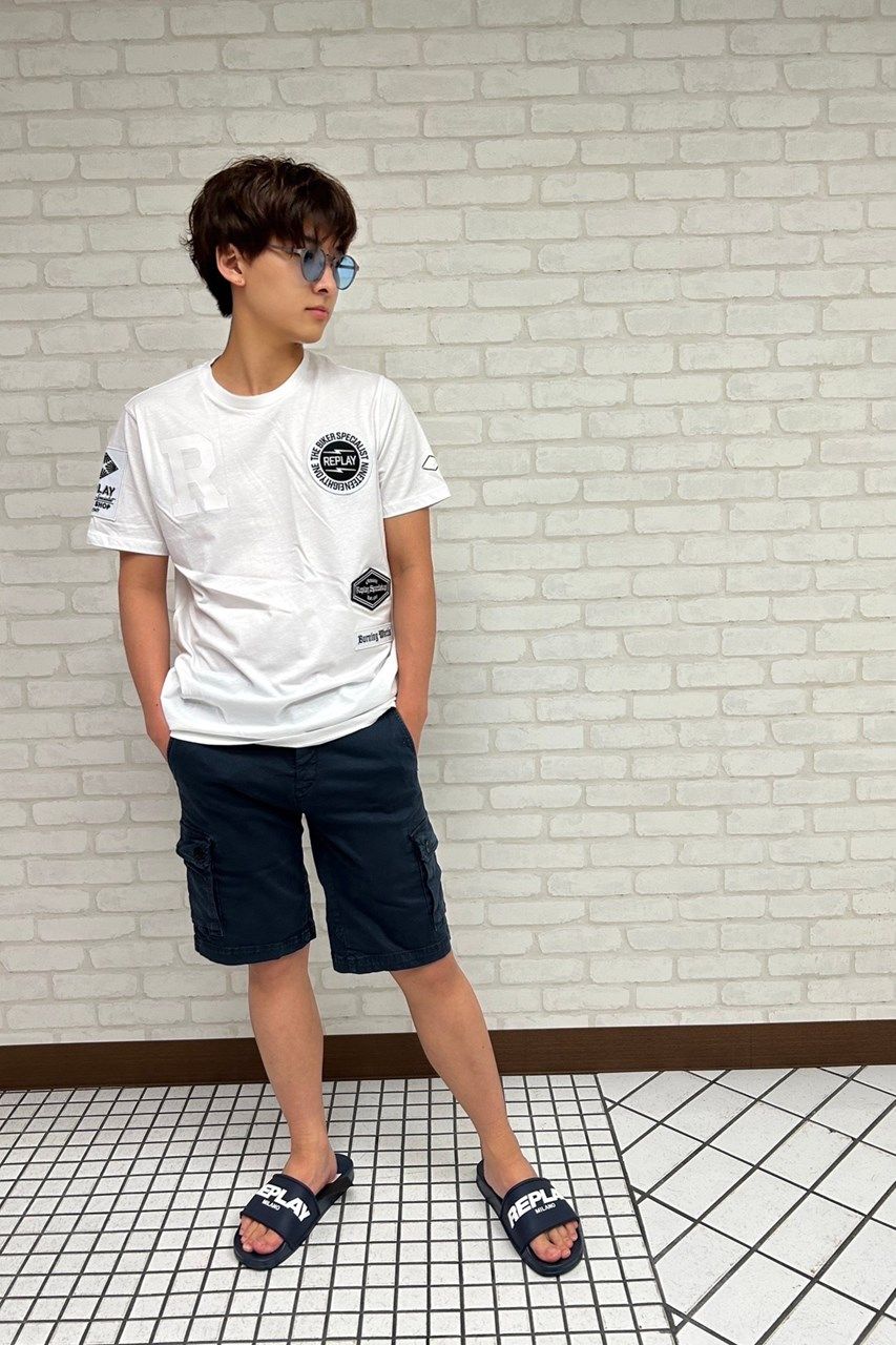 C6049 Tシャツ×パンツコーデ ショートパンツに合うTシャツコーデ.3 | 3540 | BRYAN