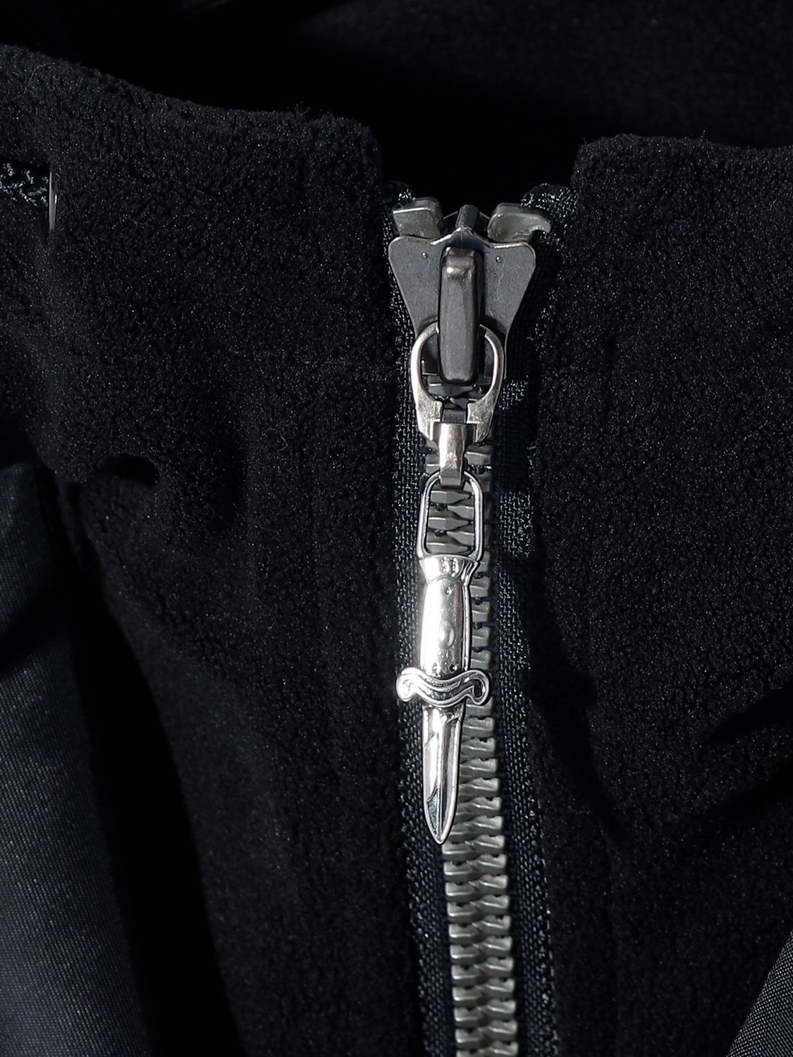 【予約品】  FAKE LAYERED NYLON JK w/HOOD / ナイロンジャケット / BLACK / 即納