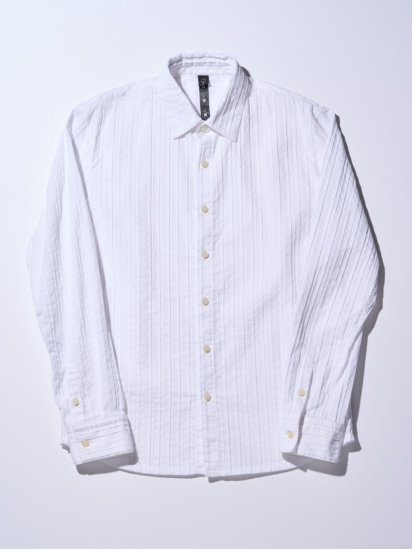 【予約品】 stripe shirt / ストライプシャツ / ホワイト