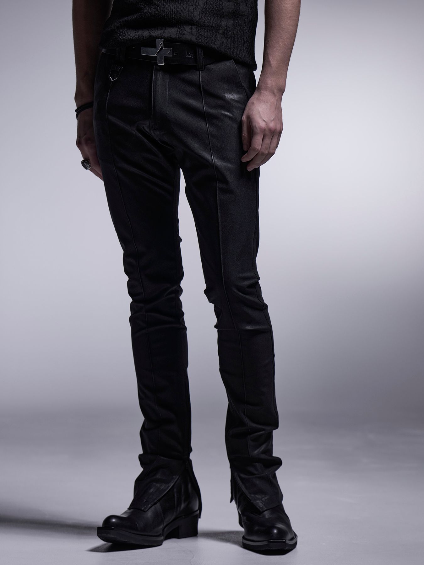 新品タグ付 kiryuyrik /コーティングスキニースラックス kiryuyrik - 【予約品 7月13日(日) 締切】Coating Skinny Slacks