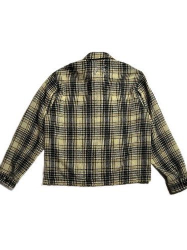 《予約品8月31日 23時55分締め》 CHECK SH JK A / チェックシャツ / ベージュ 【roarguns 】 2024年2月入荷予定