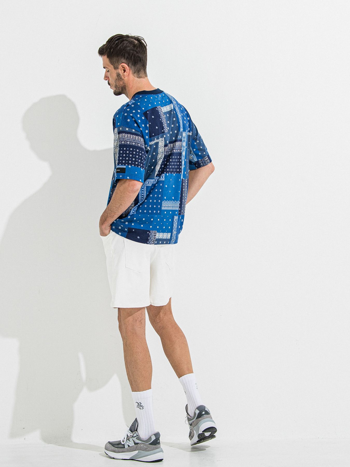 【予約品】DENIM JERSEY SHORTS / デニムジャージショーツ / ホワイト
