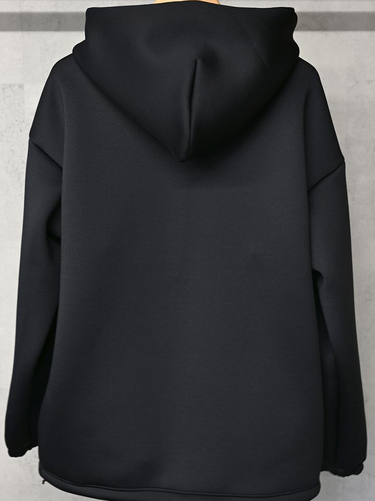 《予約品》 cardboard hoodie / ダンボールニットパーカー / ブラック