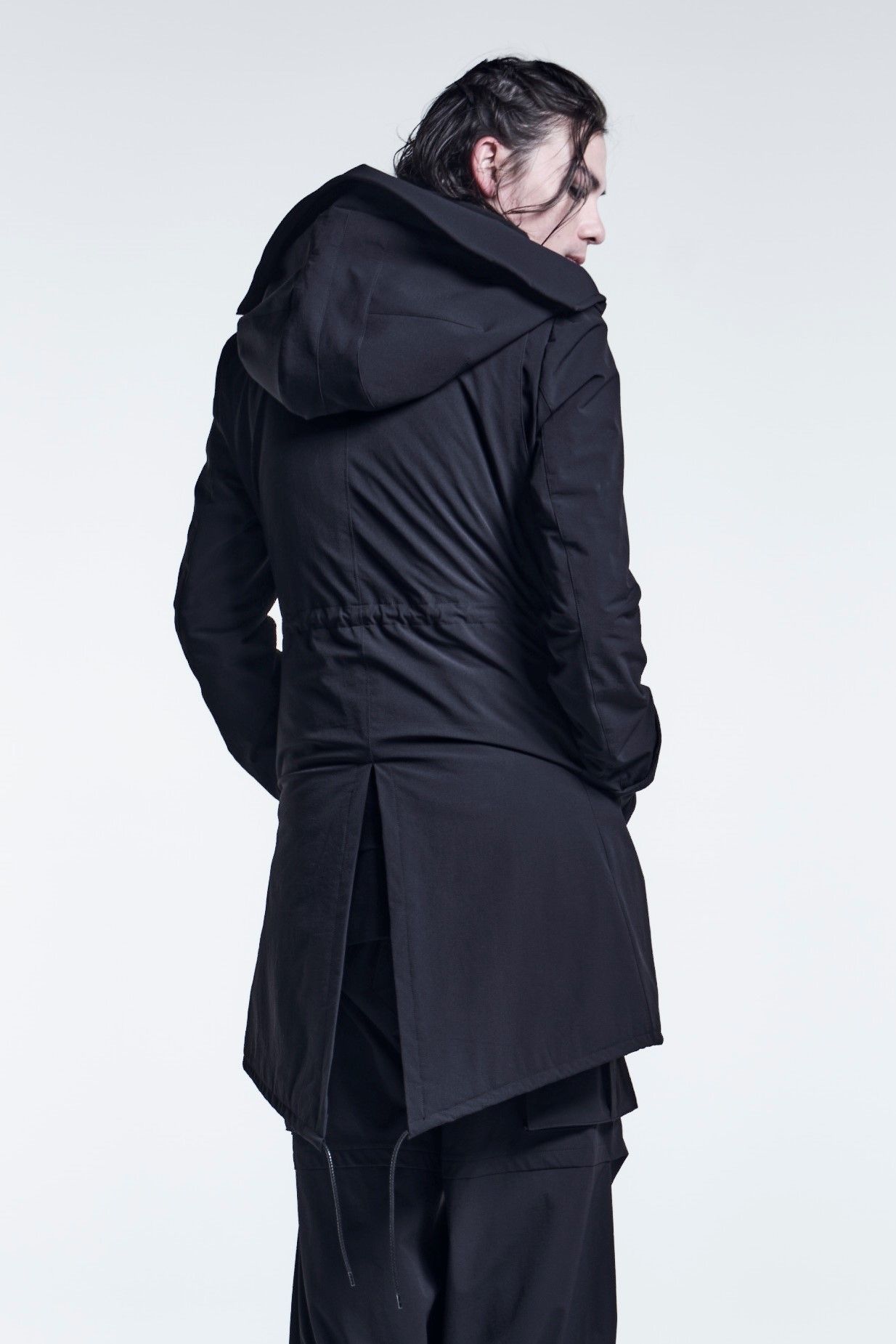《予約品》 LapelModsCoat 2Way-W-Cloth / Black 【kiryuyrik】 9月入荷予定