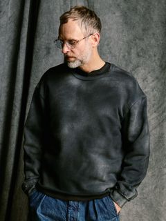 【予約品 4月19日(日) 18時締切】fade cut-off sweatshirt / フェード カットオフ スウェットシャツ / フェードブラック