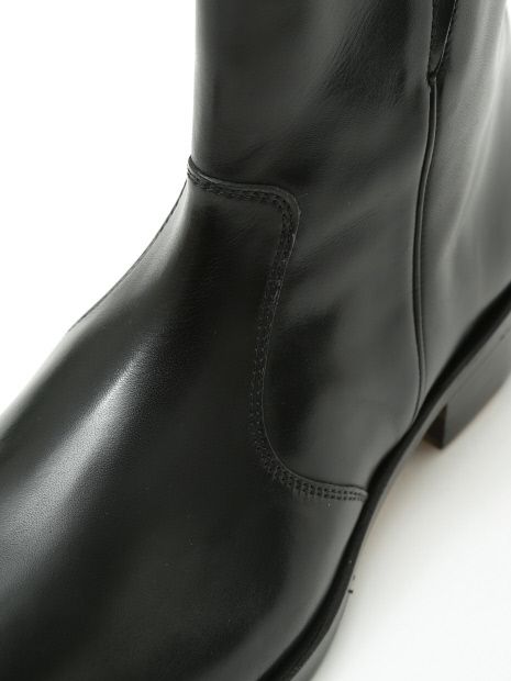 5351 POUR LES HOMMES - サイドゴア ジップブーツ ブラック 4cm
