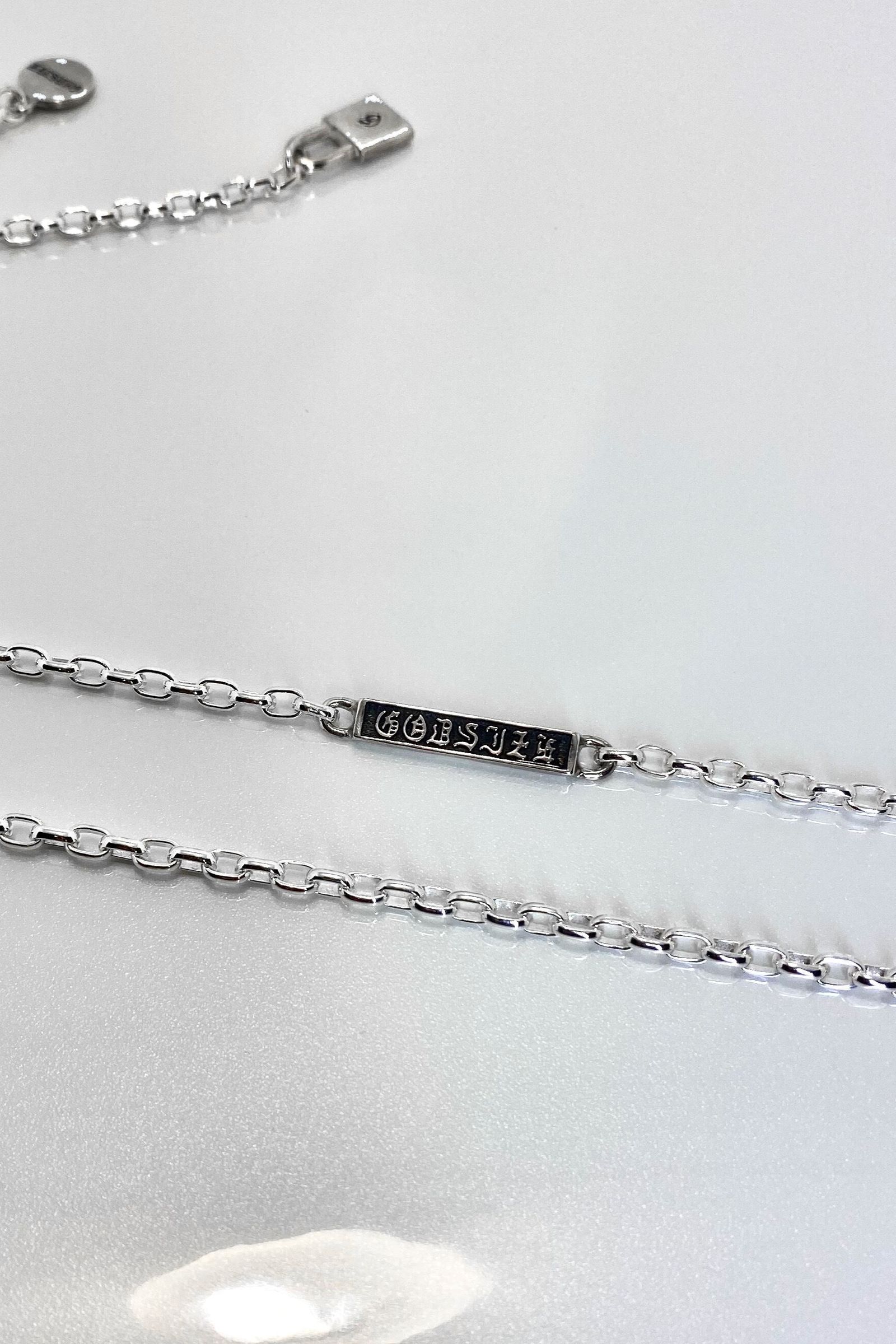《受注生産》 CHAIN NECKLACE #3 with GODSIZE® I.D. TAG ネックレス 【GOD SIZE】 注文から1~2週間後入荷予定