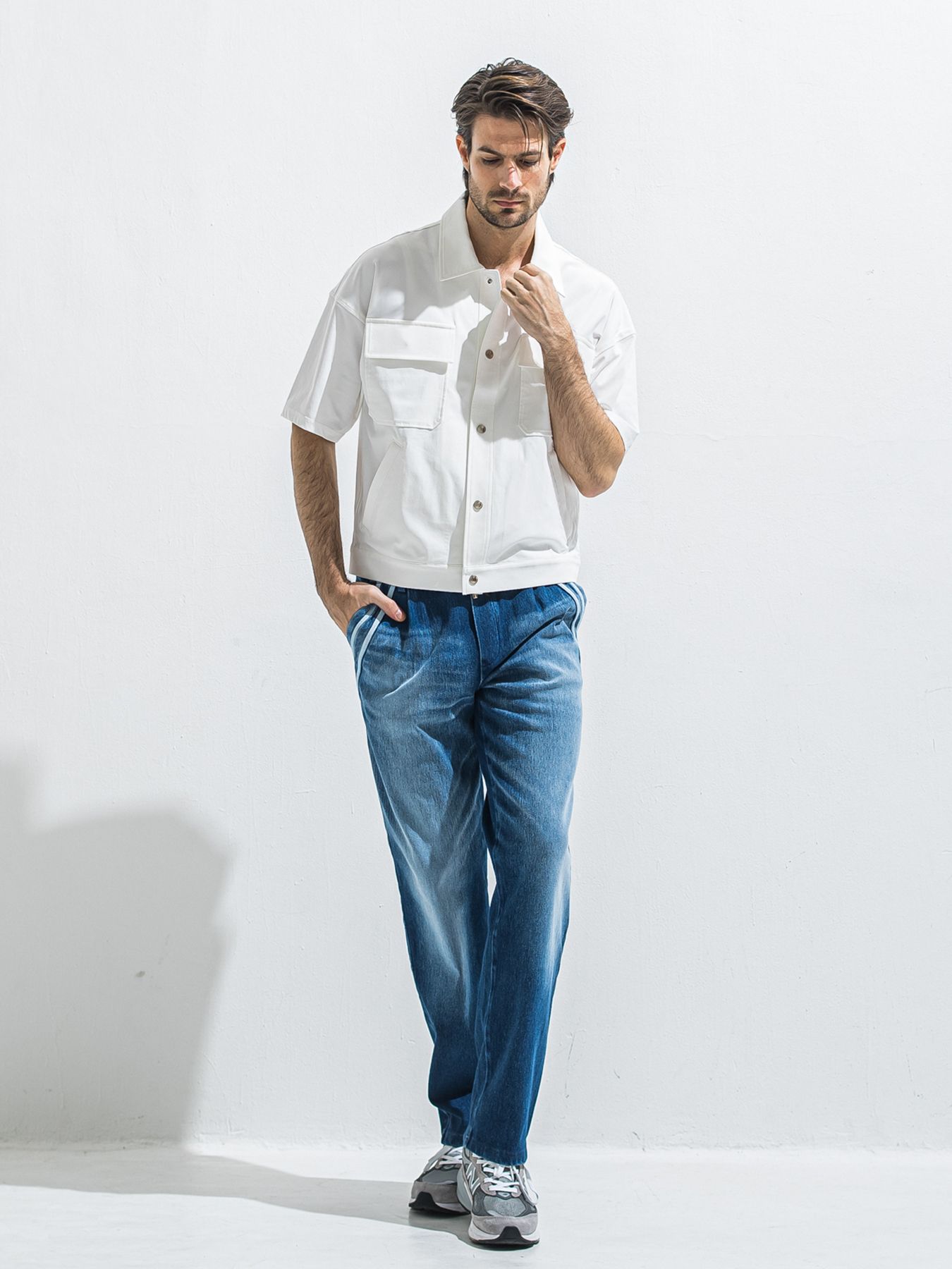 【予約品 2月15日(日) 18:00 締切】CPO HALE SHIRTS JK / CPOハーフスリーブジャケット / ホワイト