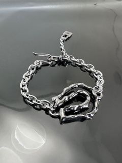 《受注生産》 OPEN HORSESHOE [LARGE] CHAIN BRACELET / オープンホースシューラージブレスレット 【注文から2-3週間後入荷予定】