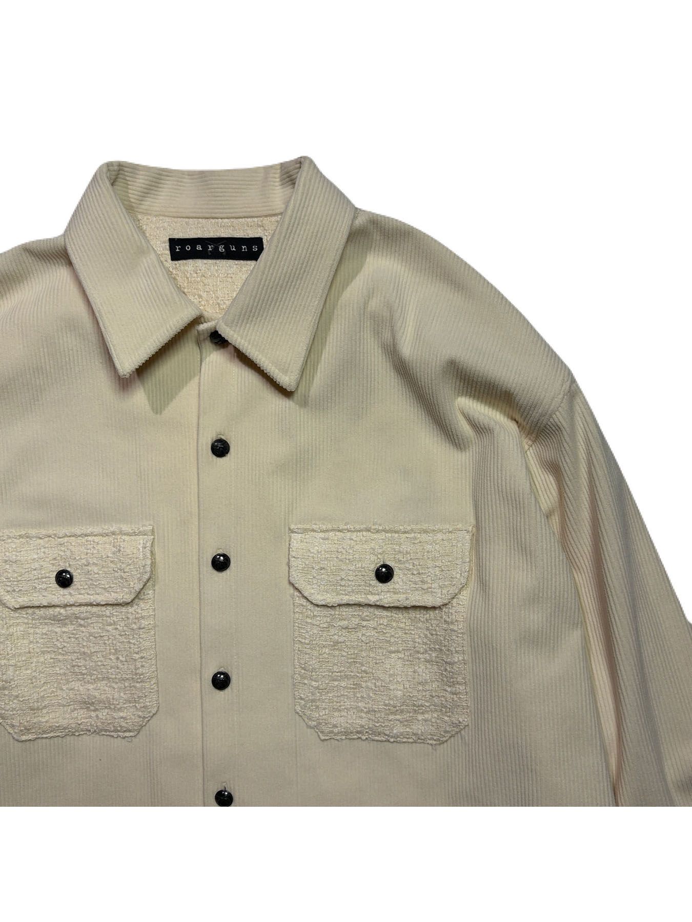 【予約品 3月9日(月) 18:00 締切】CORDUROY SH / コーデュロイ シャツ / オフホワイト