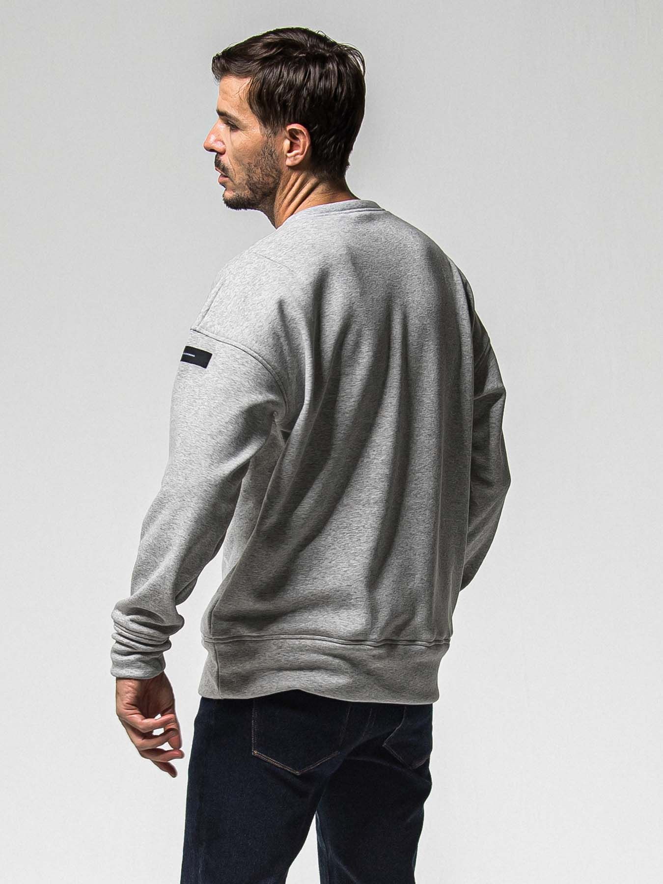 【予約品 8月31日(日) 締切】FRIDAY OLD LOGO VEROURS FLEECE TRAINER / FRIDAYコラボ オールドロゴ ベロアフリース トレーナー / グレー