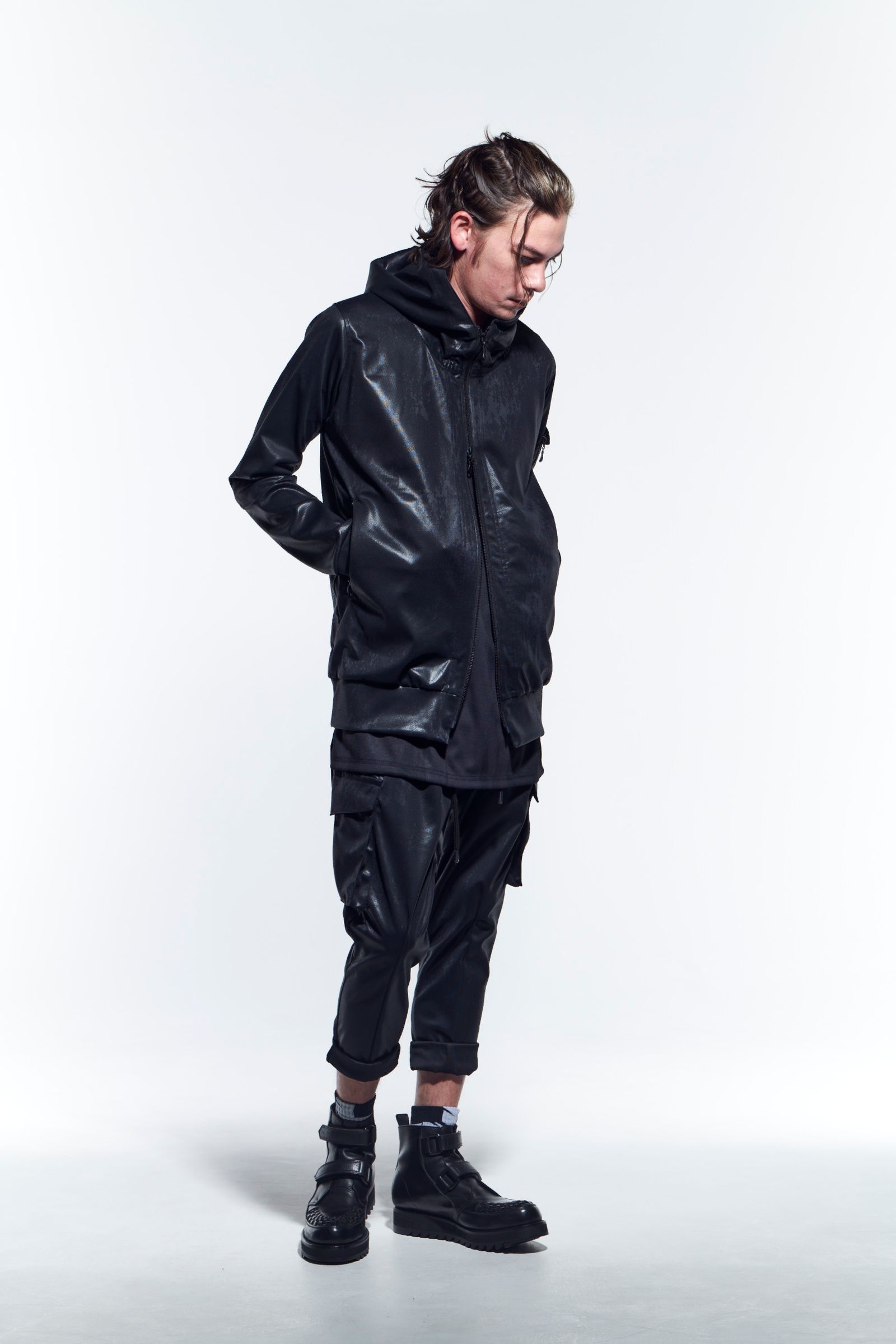 《予約品》 Hoodie パーカー SuperWetCrossDotJersey / Black 【kiryuyrik】 4月入荷予定