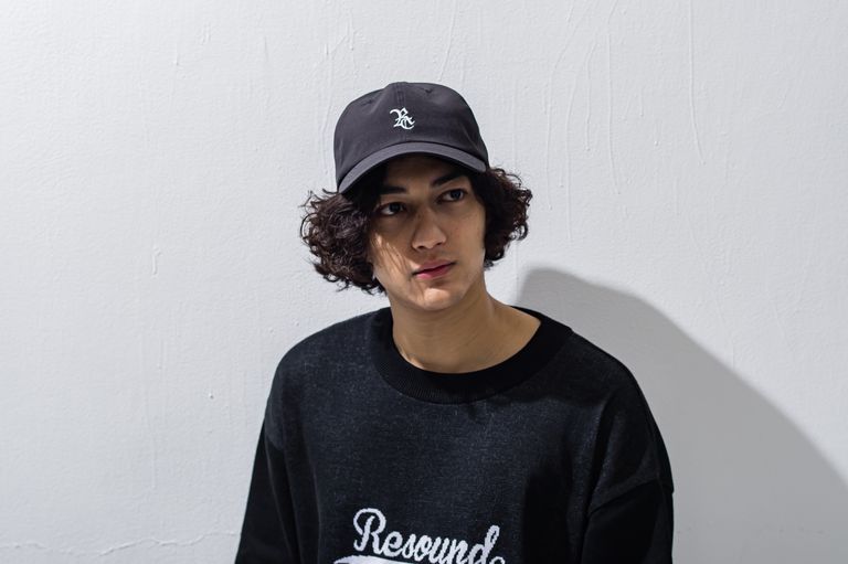 LOW CAP / ロゴキャップ / ナイロンブラック 【RESOUND CLOTHING】