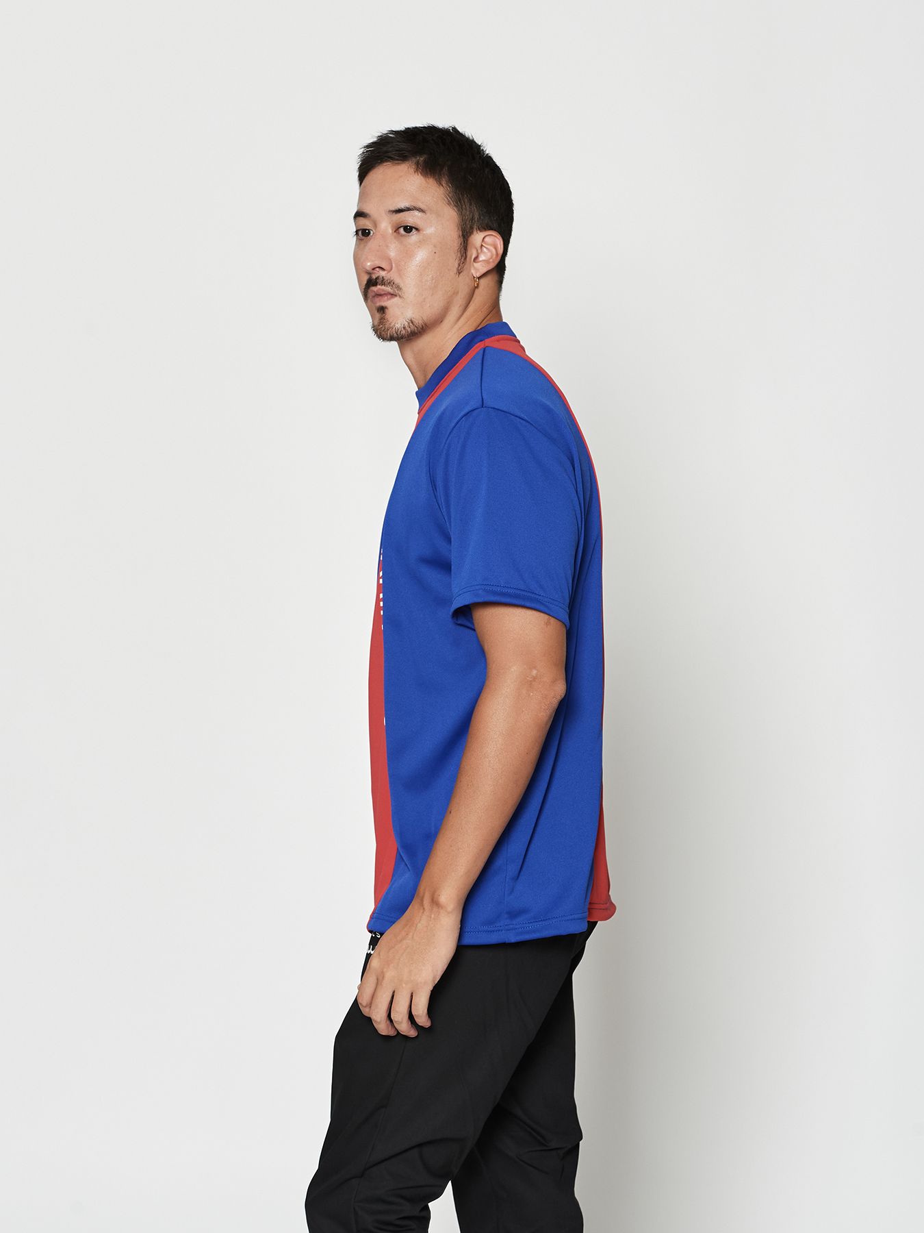【予約品 10月9日(木) 締切】muta Sports S-S Top / Tシャツ / ブルー【Acanthus × muta MARINE】