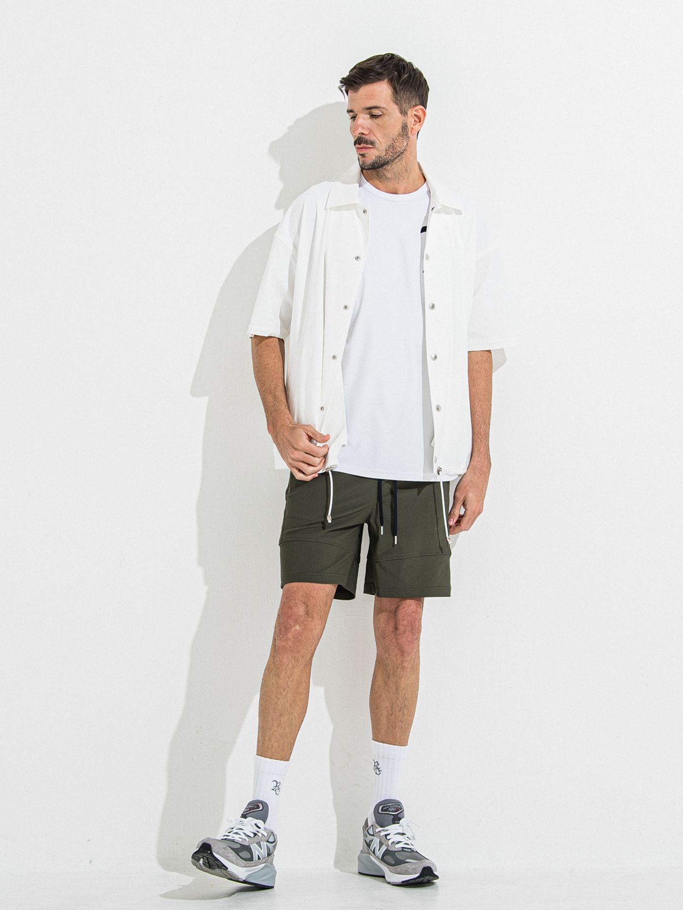 【予約品 】RASH OVER NO SLEEVE / ラッシュガード オーバーサイズノースリーブ / RCホワイト