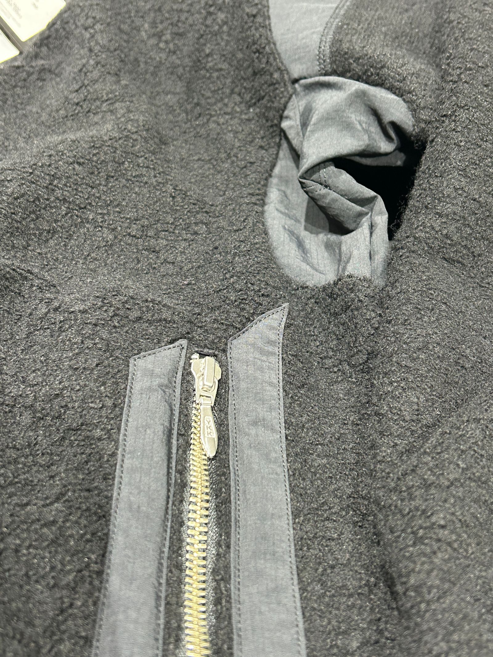 BOALITE / ウール ジップアップ ブルゾン / ブラック