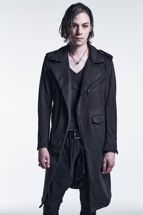 RidersCardigane AngolaShaggy / Black 【kiryuyrik】