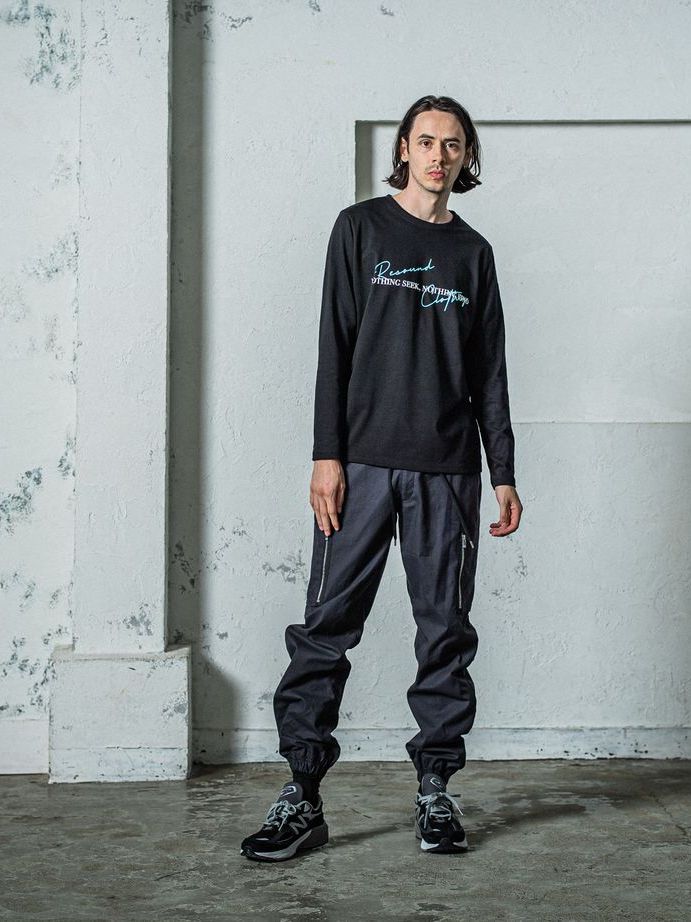 《予約11月17日19時締め》 NSNF longsleave Tee / ルーズTシャツ / ブラック