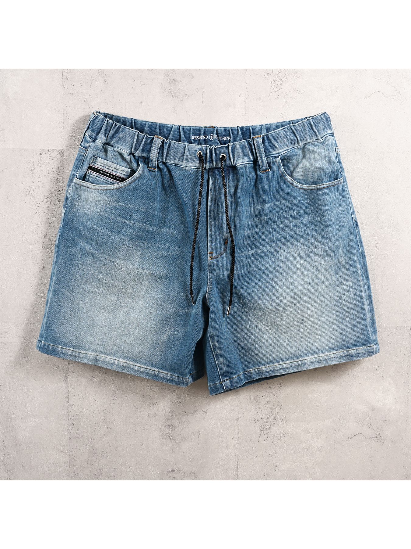 【予約品 】DENIM JERSEY SHORTS / デニムジャージショーツ / ライトインディゴ