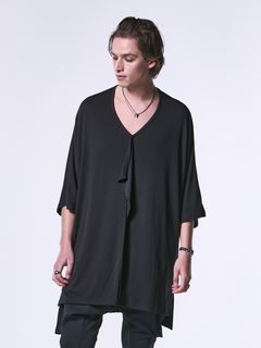 《予約品》 FrillDolmanT-Shirt / フリルドルマンTシャツ / ブラック