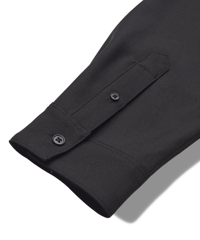 2WAYフライフロントタックシャツ BLACK