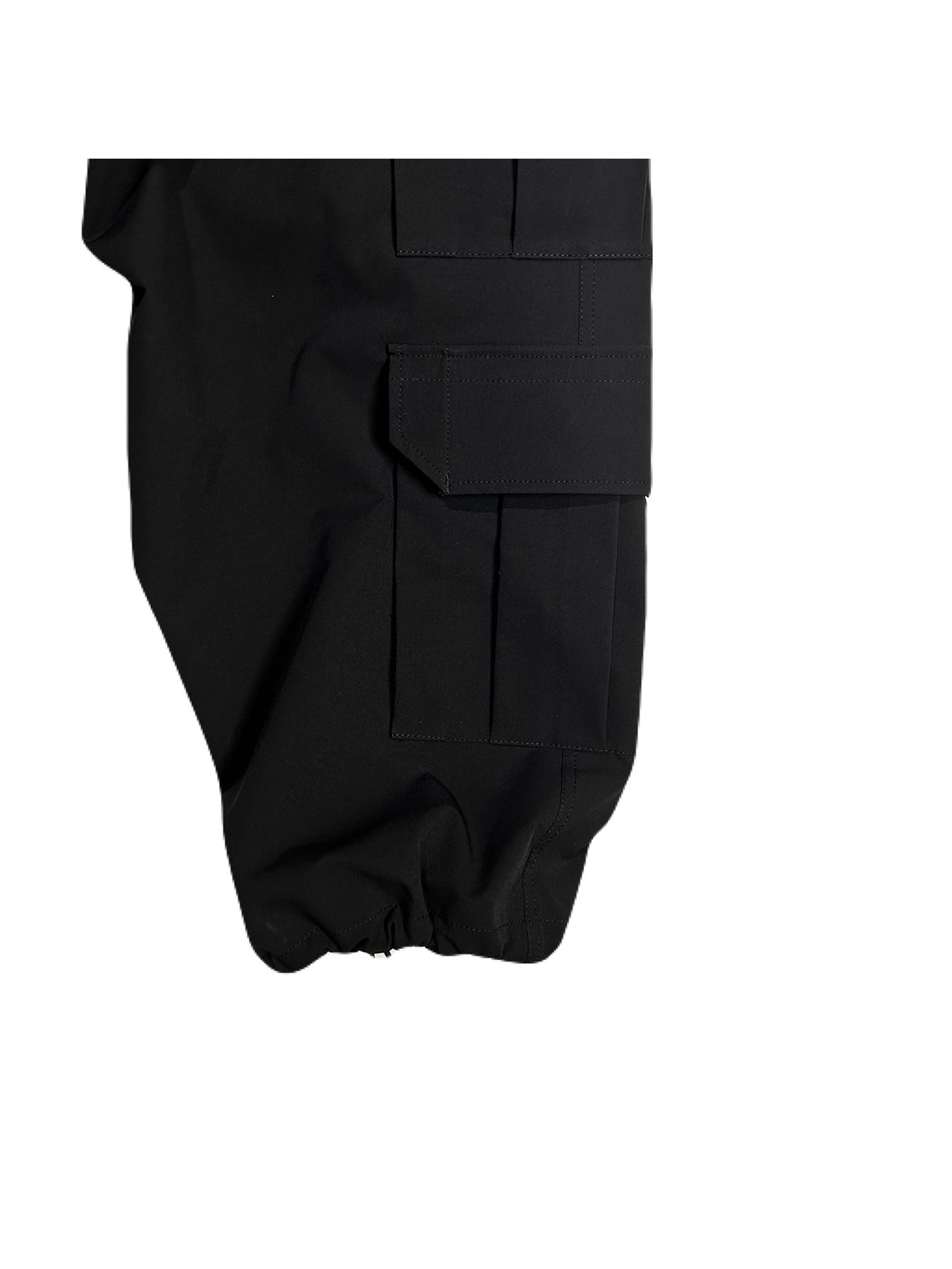 REF PRINT NYLON PT / リフレクタープリント ナイロンワイドカーゴパンツ / ブラック
