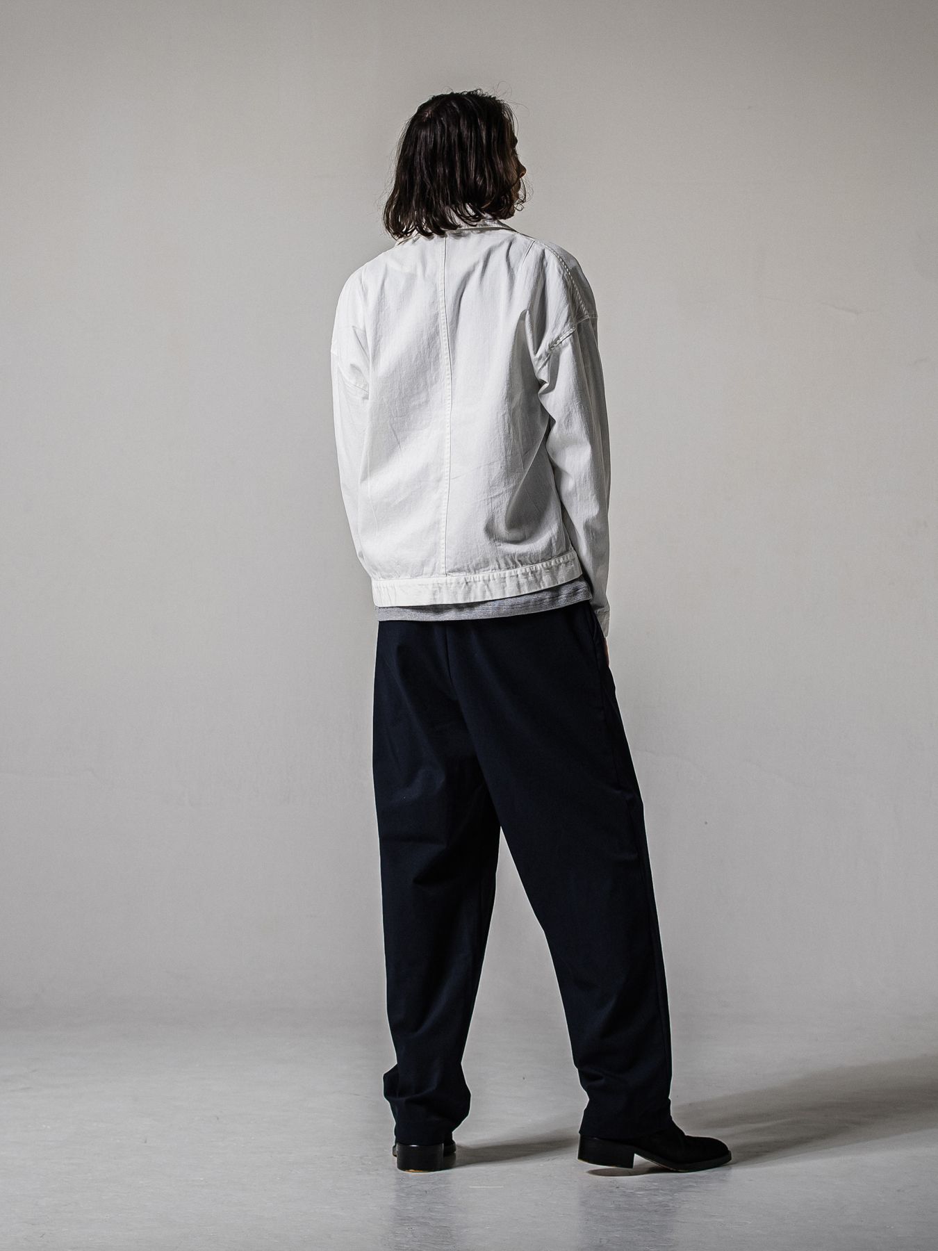 【予約品 11月16日(日) 締切】BEN PANTS / ワイドルーズパンツ / ネイビー