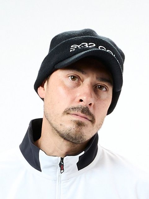 KNIT WORK CAP｜ブラック 【SY32 by SWEET YEARS GOLF】
