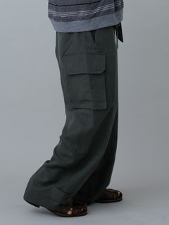 【予約品 10月26日(日) 締切】M47LINENCARGO / ミリタリーカーゴパンツ / moku.CHARKOL