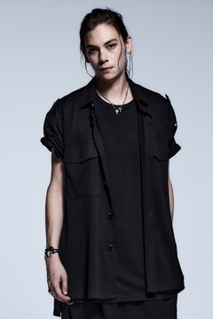 LooseShirts Mesh / Black 【kiryuyrik】