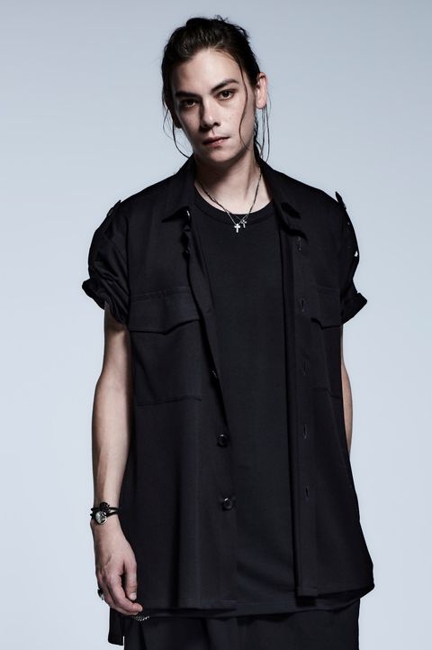 LooseShirts Mesh / Black 【kiryuyrik】