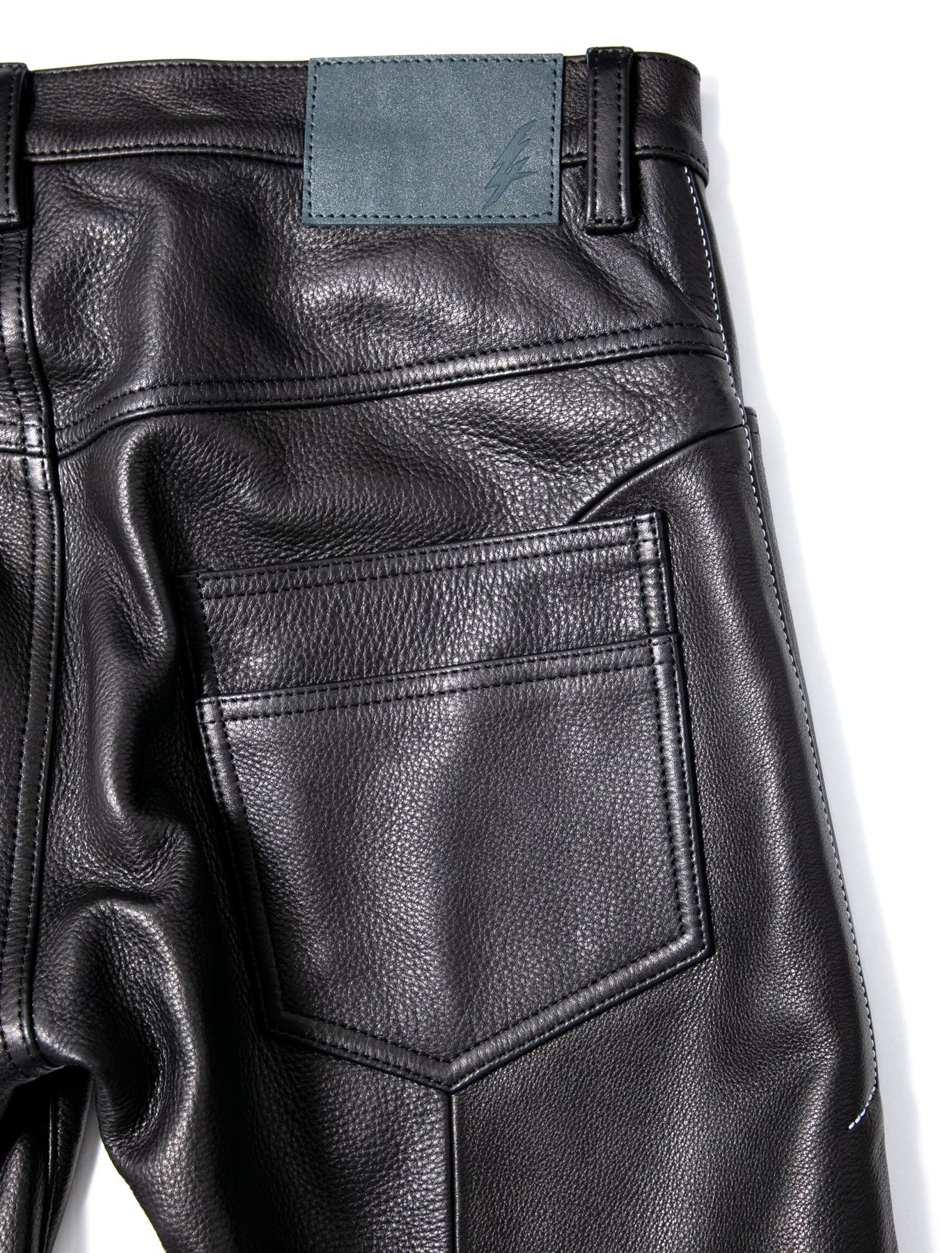 Japanese Washable Cow hide Five Pocket Pants / ジャパン ウォッシャブル カウハイド 5ポケットパンツ / LAD GEAR