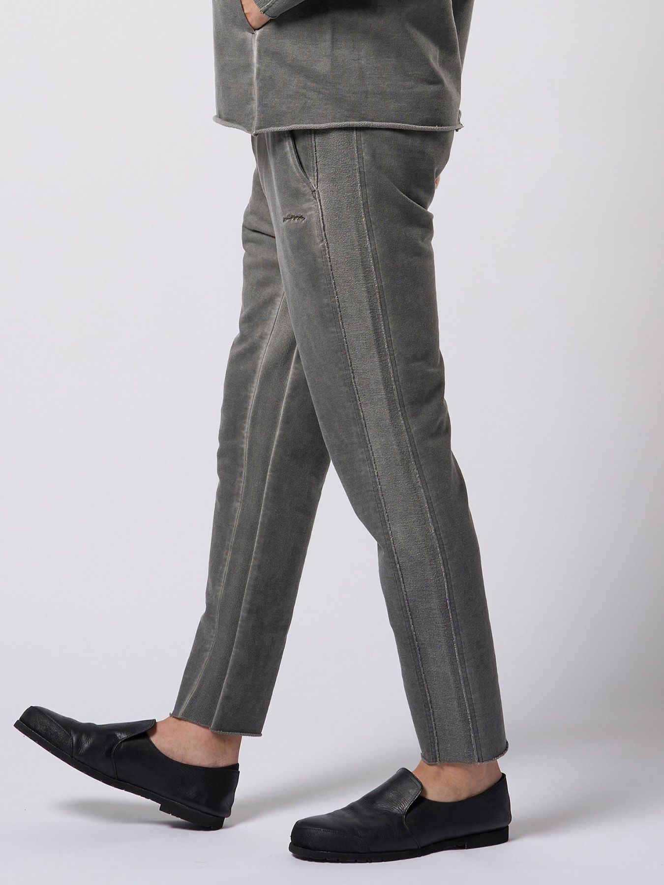 【予約品 9月23日(火) 締切】cut-off sweat pants / カットオフ スウェットパンツ / ダークグレー