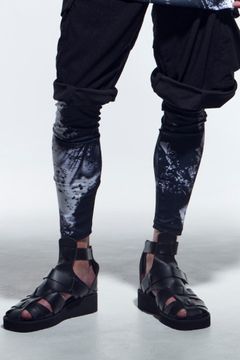 《予約品》 Leggings レギンス InkJetPrintJersey / Black&Grey 【kiryuyrik】 5月入荷予定