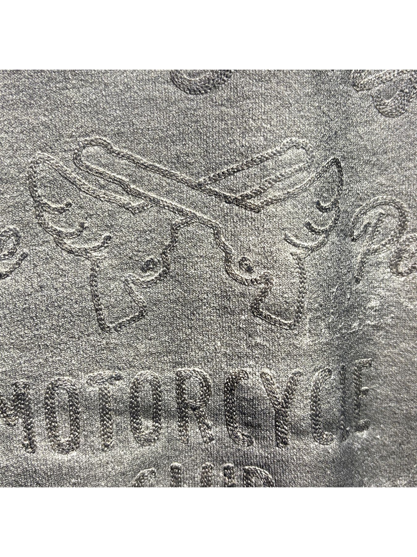 【予約品 3月9日(月) 18:00 締切】FOIL PRINT HOODIE / 箔プリント フーディ  / グレー