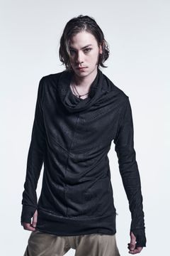《予約品》 LooseHighNeck PythonJQD-Jersey / Black 【kiryuyrik】 7月入荷予定